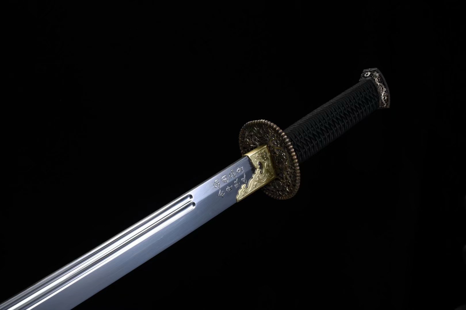 草钢五枚雁翎刀 - 聚锋堂美术刀剑-名刀复刻,日本武士